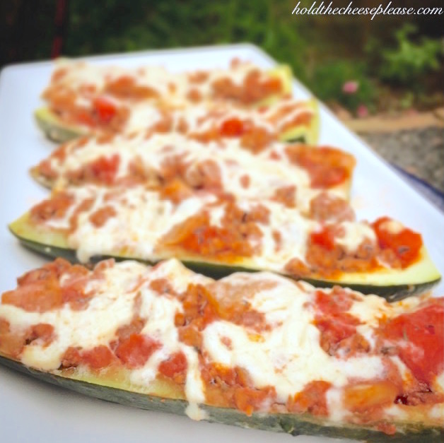 zucchini boat – Hold the Cheese Please